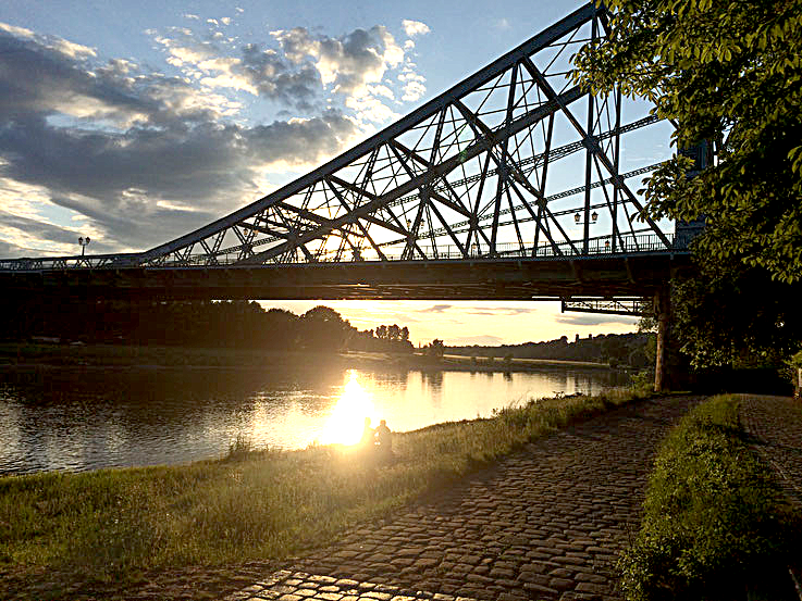 Stadtrundgang Dresden _ Blaues Wunder